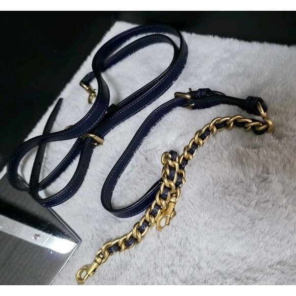 Coach Times Square Tabby Shoulder Bag 17 With Quilting NAVY CW628 - Picture 7 of 16